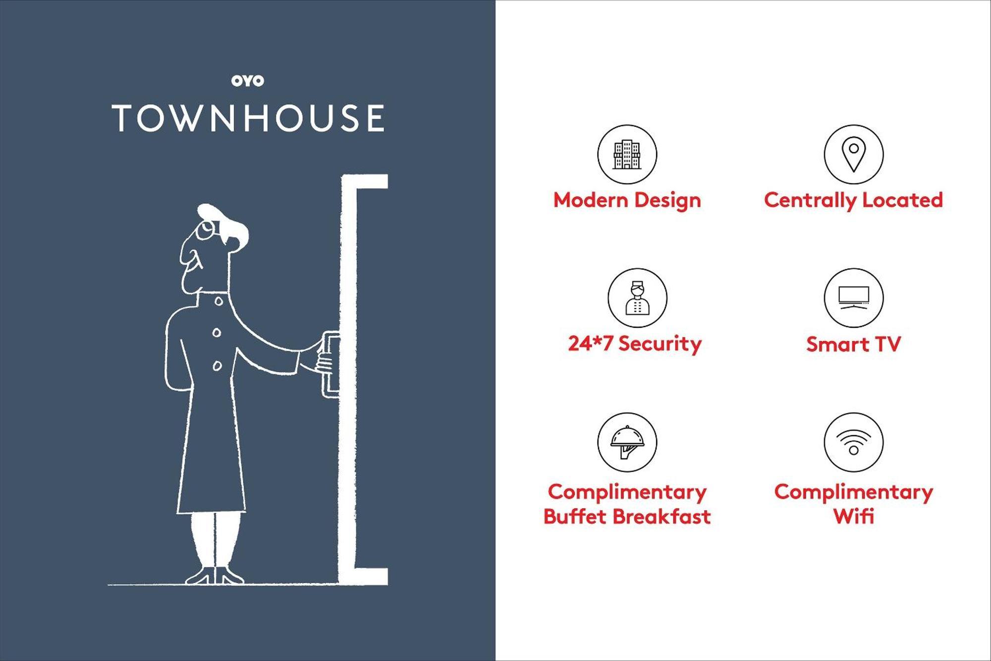 Townhouse Tark Inn New Delhi Eksteriør billede